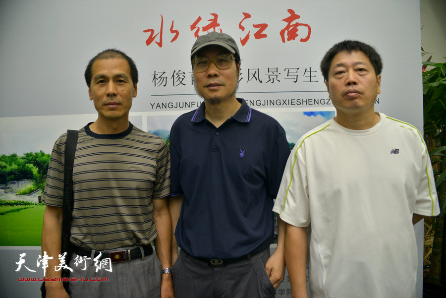 左起：张玉忠、杨俊甫、吴建国。