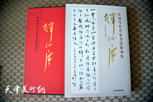 《中国当代名家书法篆刻集——韩征尘》(“大红袍”)封面