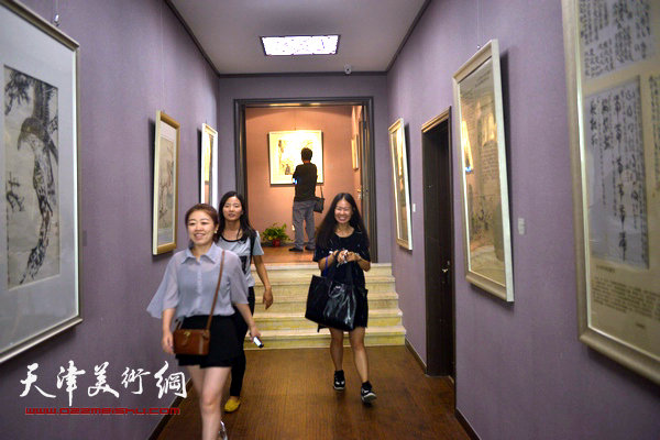 孙其峰艺术研究展暨风泉清听艺术馆开馆仪式举行，图为现场。