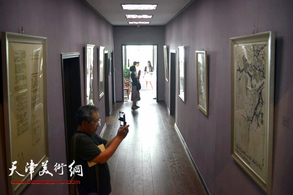 孙其峰艺术研究展暨风泉清听艺术馆开馆仪式举行，图为现场。