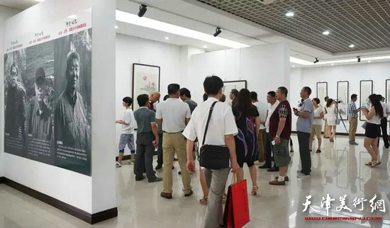 高杰、高博、张晓彦国画展在洛阳美术馆开幕