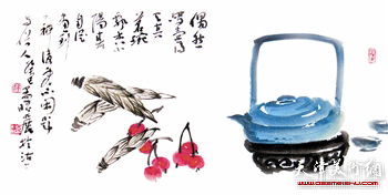 “五彩贝中国画展”8月1日在天津图书馆开展