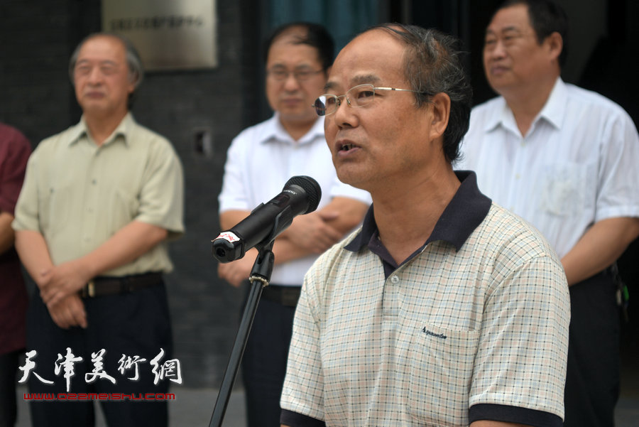 天津市群众艺术馆副馆长刘新森致辞。