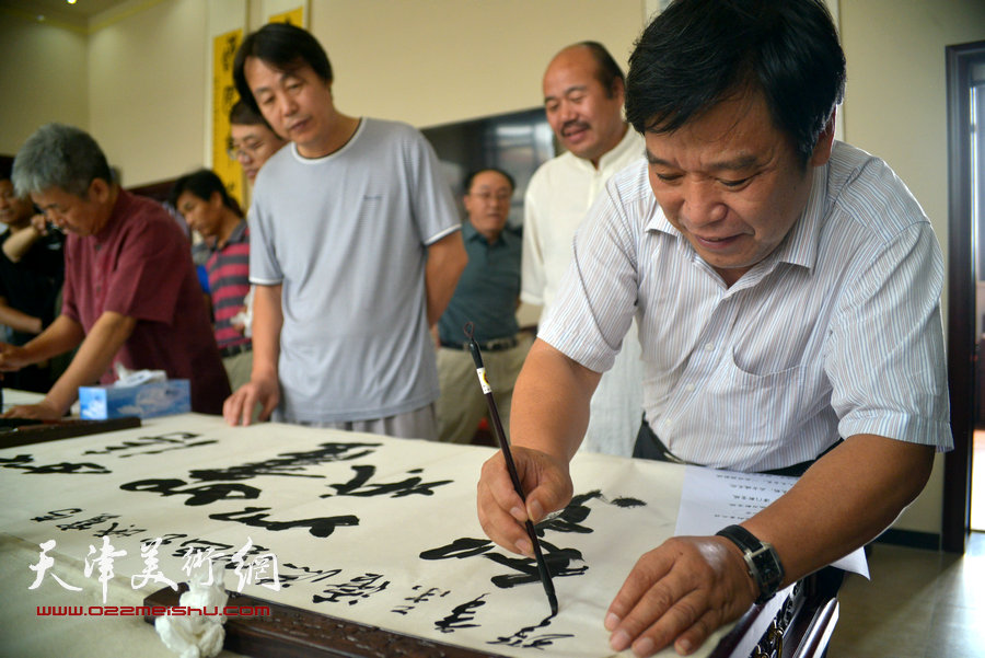 李耀春为宝坻书画院成立题写贺词。