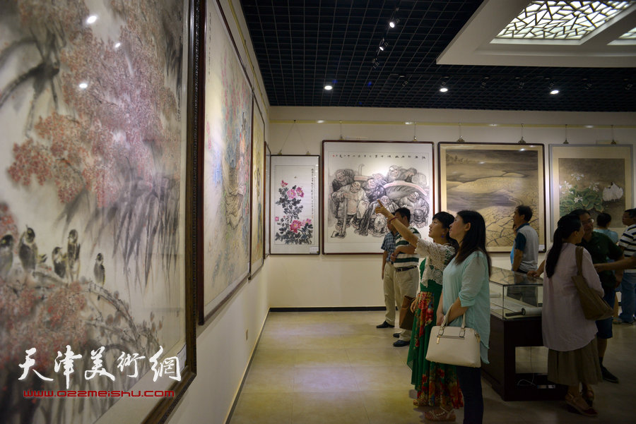 宝坻书画院8月6日成立，并举办创作研究员作品展。