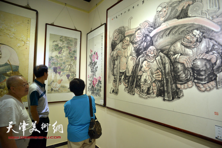 宝坻书画院8月6日成立，并举办创作研究员作品展。