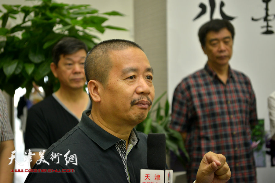 中国美术家协会少儿艺术委员会主任、首都师范大学艺术学院教授尹少淳致辞。