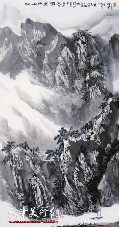 时景林作品《江山无尽图》