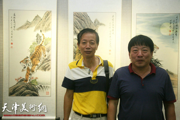 “天津市首届动物画作品展”在天津图书馆展览馆举行