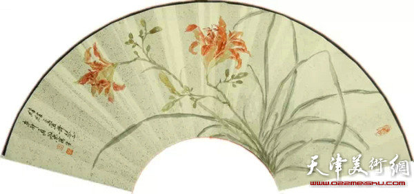 王冠惠扇面画作品欣赏