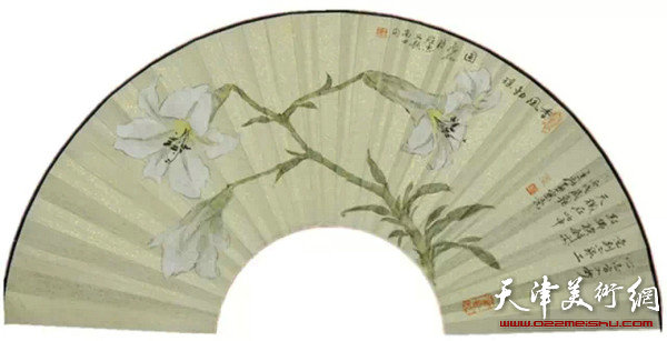 王冠惠扇面画作品欣赏
