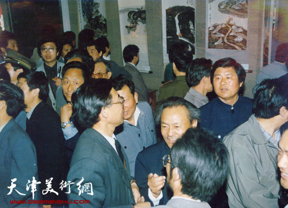 1990年5月《吴燃探亲画展》在安徽宿州市举行