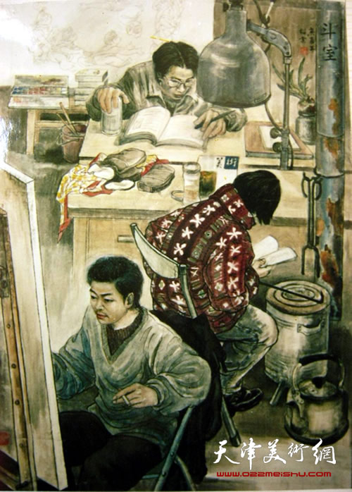 王绍棠作品《斗室》 国画