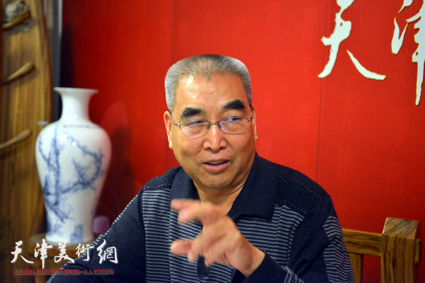 著名画家王绍棠做客天津美术网访谈