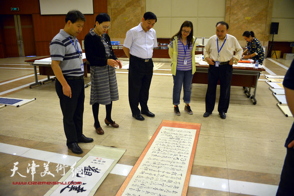 天津高新区第四届艺术节书画摄影比赛作品评审结束