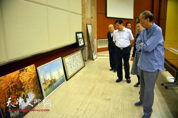 天津高新区第四届艺术节书画摄影比赛作品评审结束