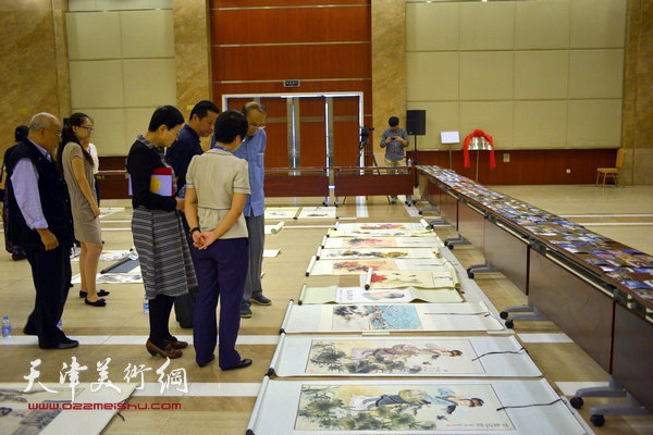天津高新区第四届艺术节书画摄影比赛作品评审结束