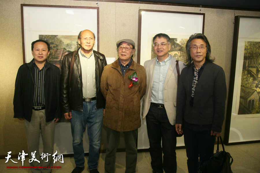 水墨缘·张培础、季平师生画展在天津人民美术出版社美术馆开幕