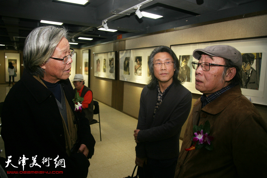 水墨缘·张培础、季平师生画展在天津人民美术出版社美术馆开幕