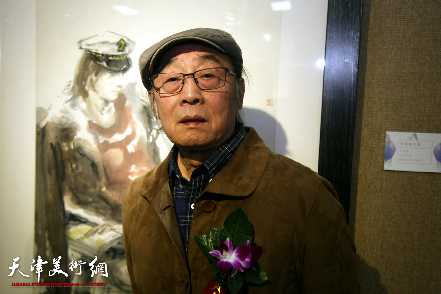 水墨缘·张培础、季平师生画展在天津人民美术出版社美术馆开幕