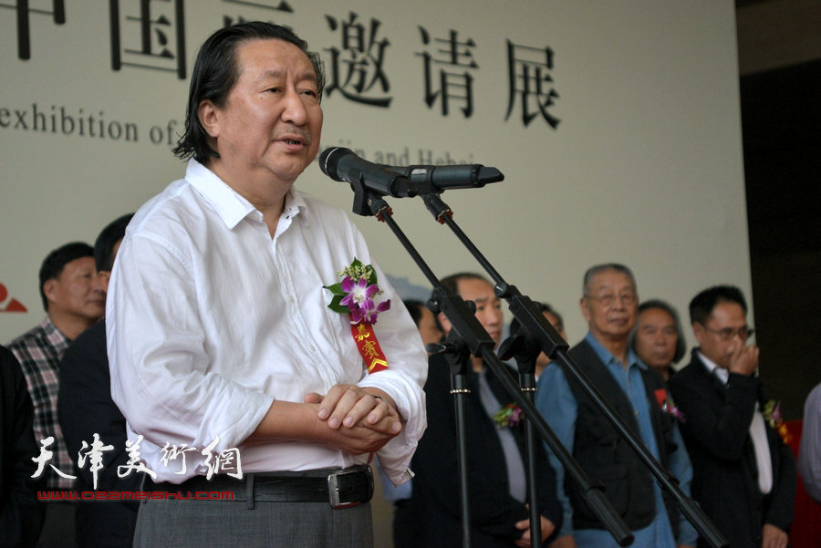 中国国家画院院长杨晓阳致辞。