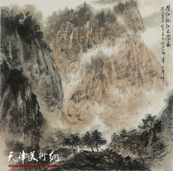 赵俊山作品《待细把江山图画》