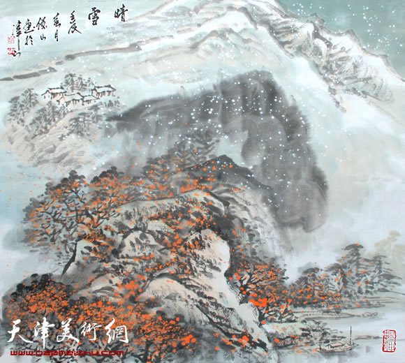 赵俊山作品《晴雪》