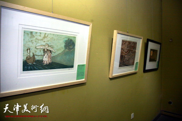 神秘的巴黎艺术-法国版画艺术展展览现场。