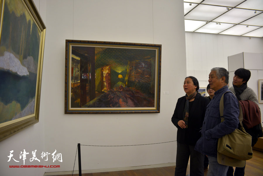 “中国精神”第四届中国油画展展览现场。