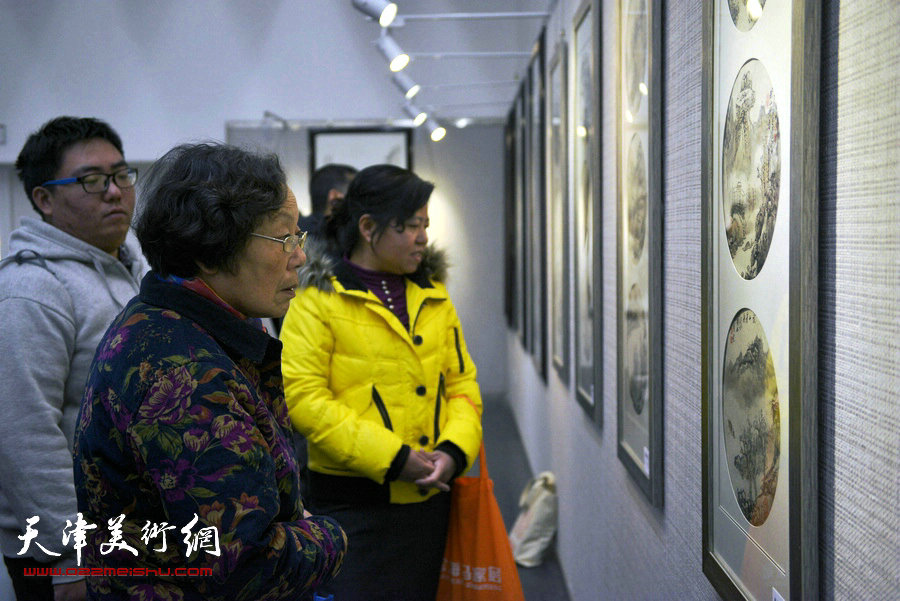 瀚墨掇英-中国画小品展展览现场。