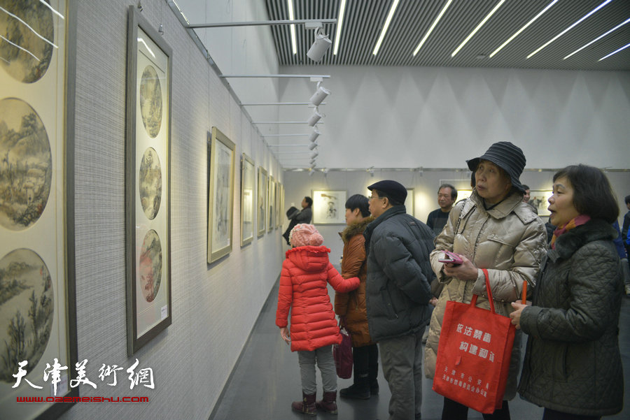 瀚墨掇英-中国画小品展展览现场。