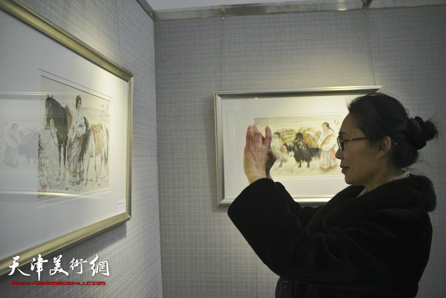 瀚墨掇英-中国画小品展展览现场。