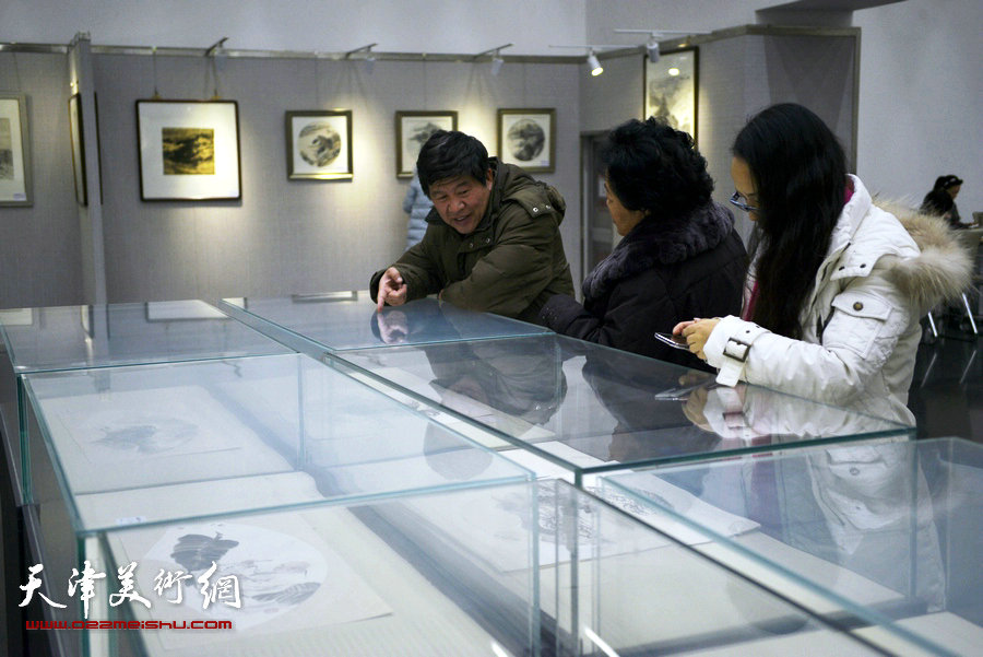 瀚墨掇英-中国画小品展展览现场。