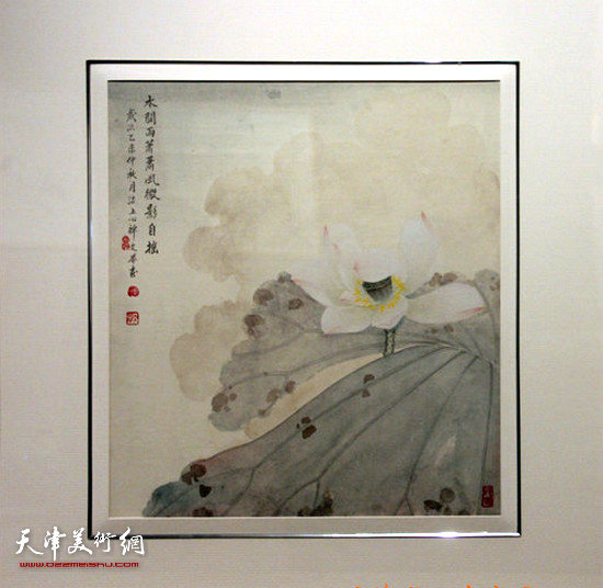 周文举花鸟画作品。