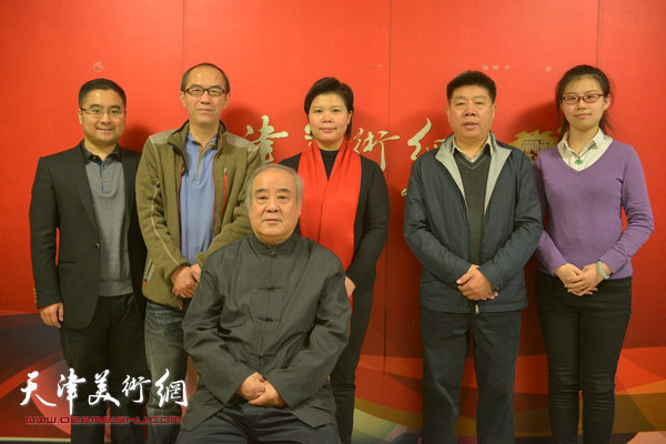 王焕墉先生与刘红、张养峰、李铮、包仲川、张菁在天津美术网