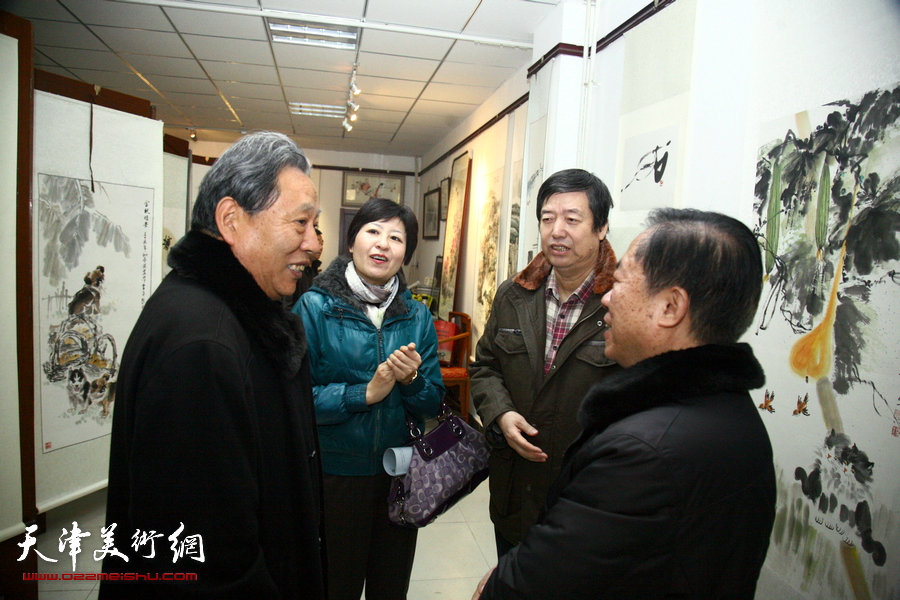 天津师范大学书画院迎春美术作品展