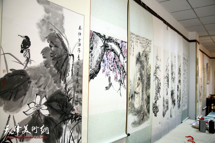 天津师范大学书画院迎春美术作品展