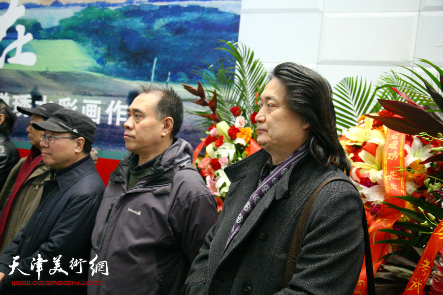 自游·自在—石增琇水彩画作品展在天津图书馆开幕