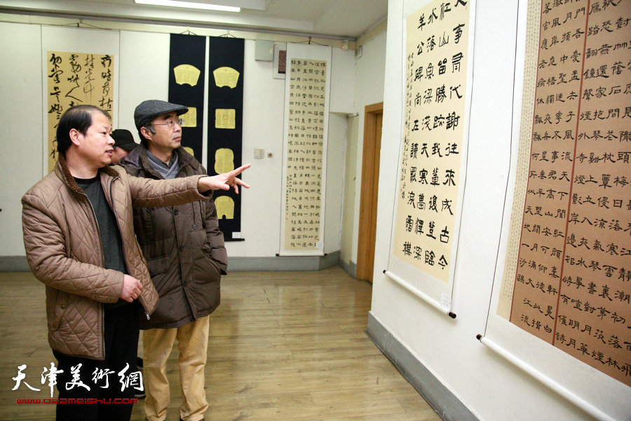 巾帼翰墨-天津市妇女书法提名展在市文联展览馆开幕