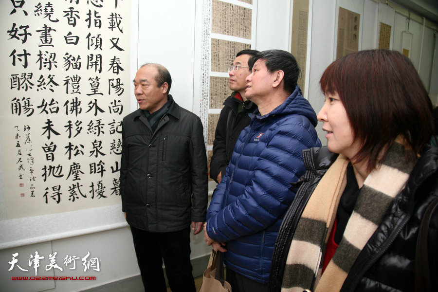 巾帼翰墨-天津市妇女书法提名展在市文联展览馆开幕