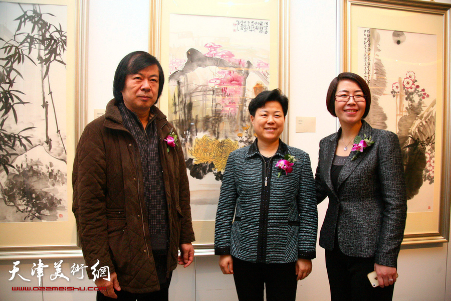 迎新年-津南区美术书法精品展在天津美术馆开幕