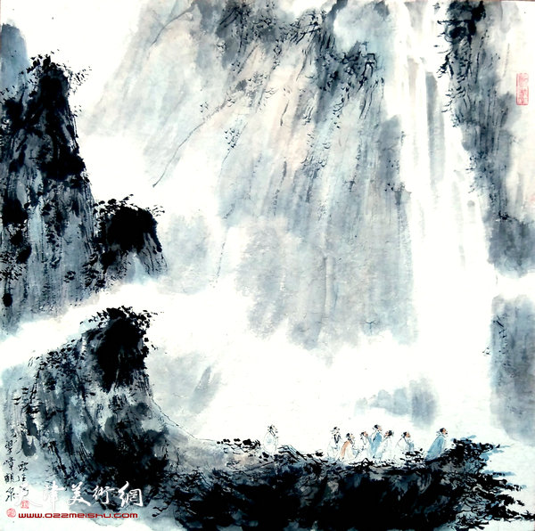刘云生山水画