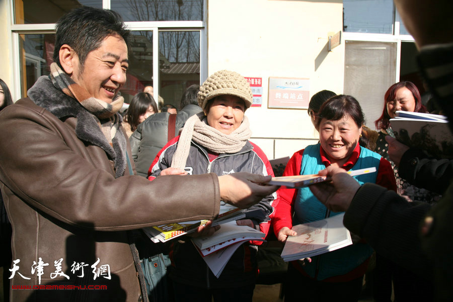 天津画院“深入生活、扎根人民”送文化到静海区