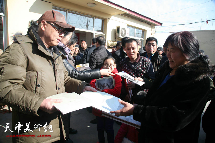 天津画院“深入生活、扎根人民”送文化到静海区