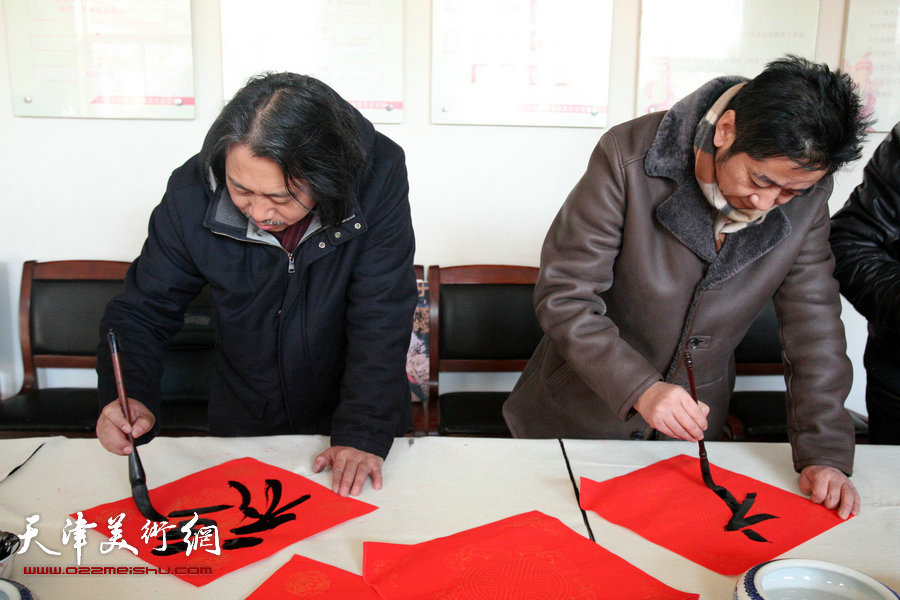 天津画院“深入生活、扎根人民”送文化到静海区