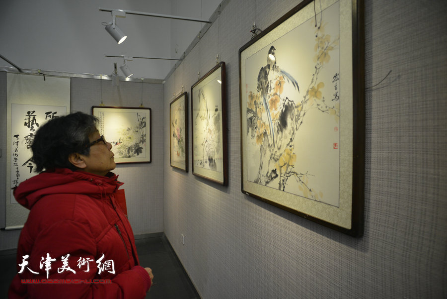 “放舟散怀，以心写境——2016迎新春刘云生个人书画展”在天津图书馆艺术展厅举行。