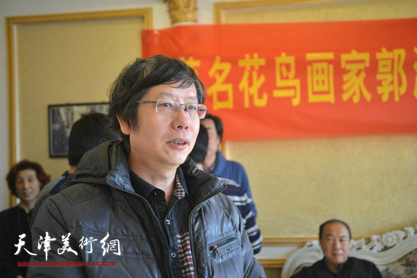 天津理工大学艺术学院副院长王春涛到场祝贺。