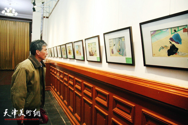 源氏物语浮世绘木版画展在西洋美术馆开展