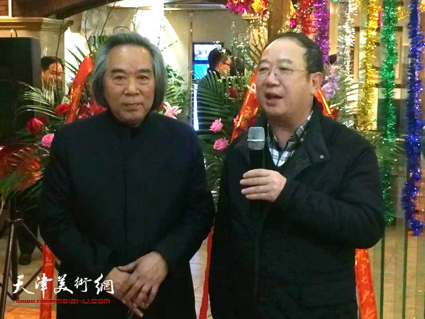 霍春阳在孙其峰先生97华诞庆祝酒会发表祝词。