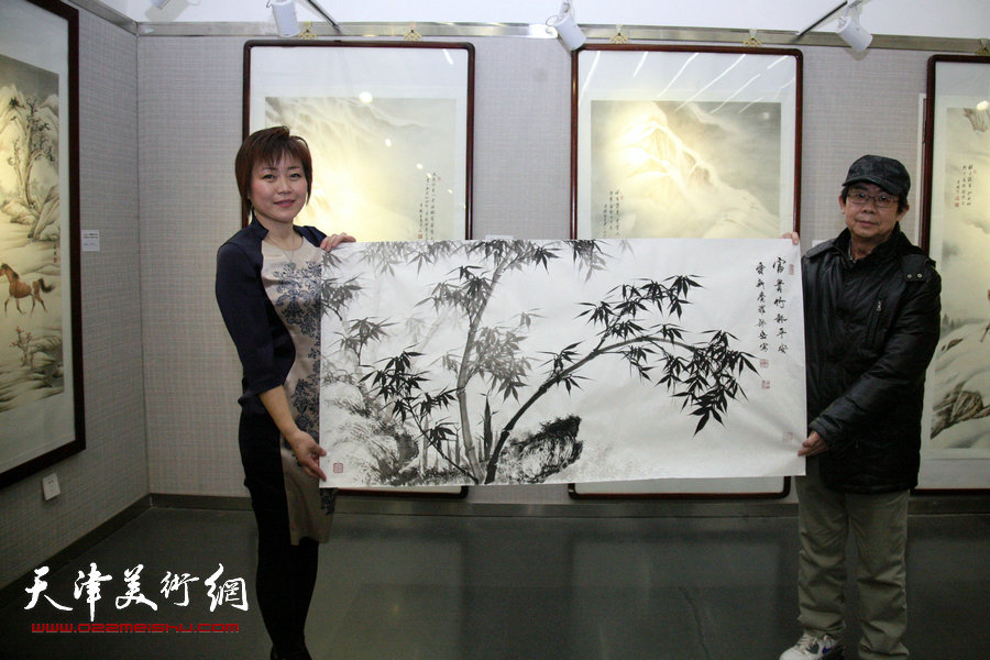 李澜雪景鞍马作品展